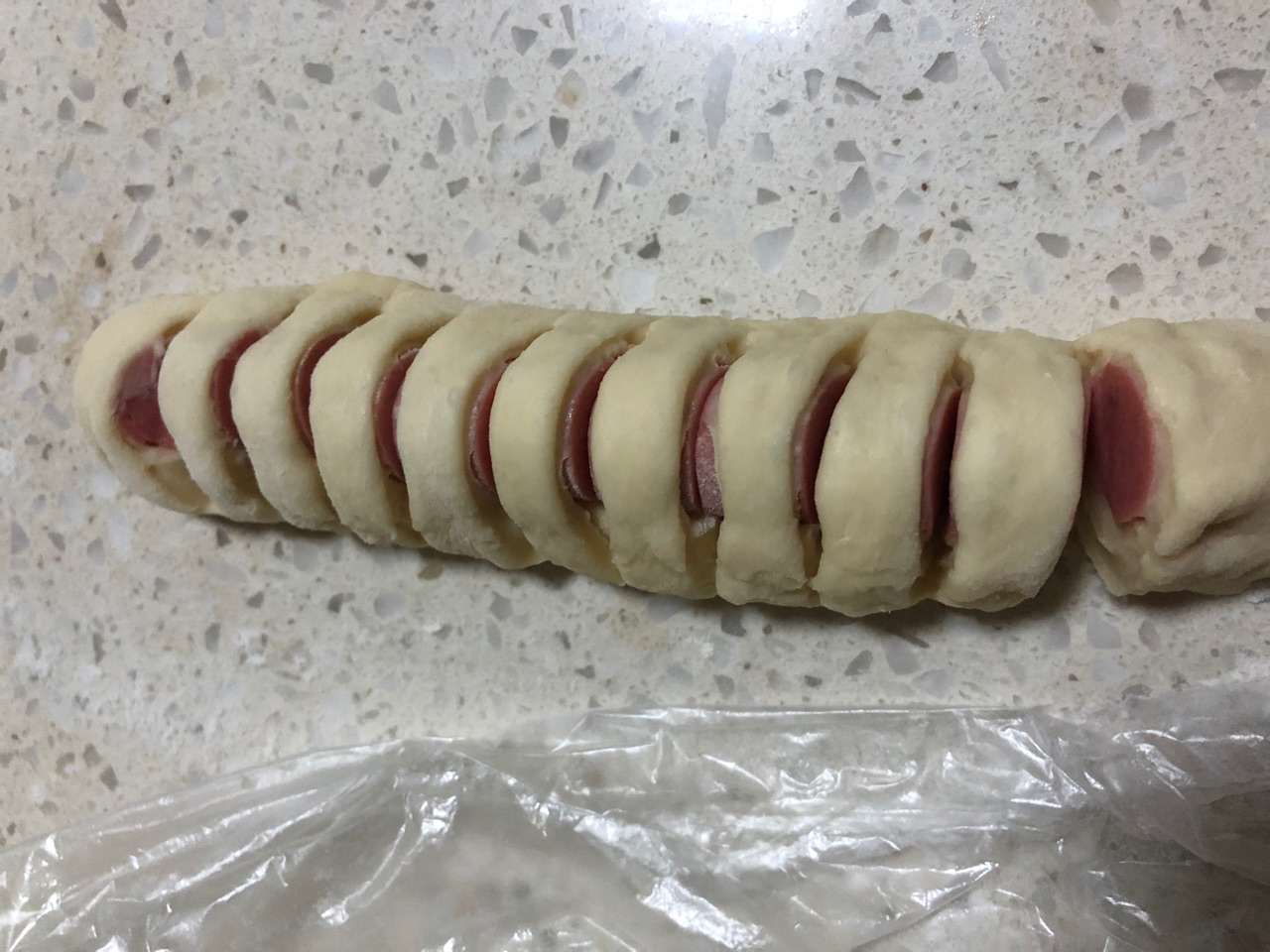 早餐～陈皮红豆沙虫虫包