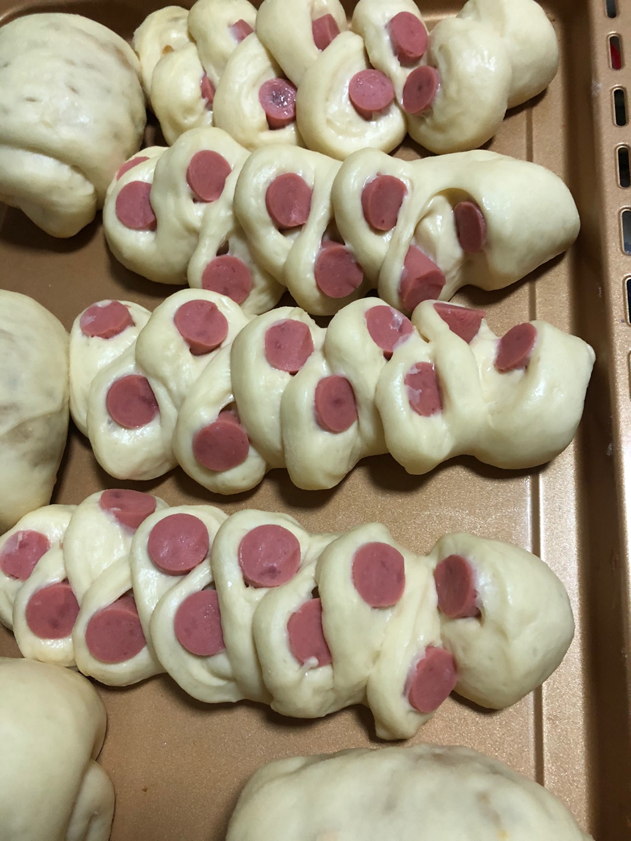 早餐～陈皮红豆沙虫虫包