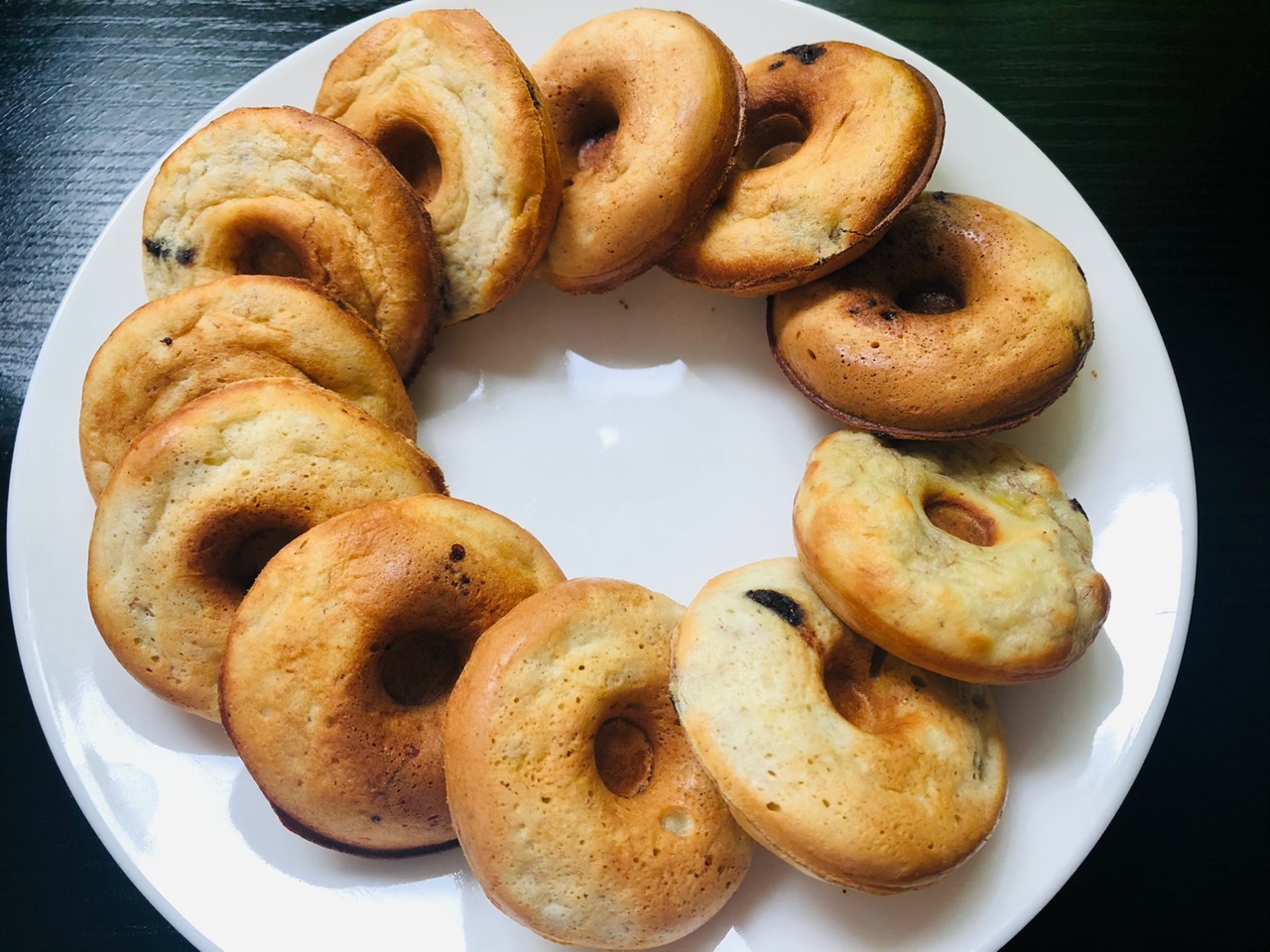 早餐机—低油香蕉甜甜圈