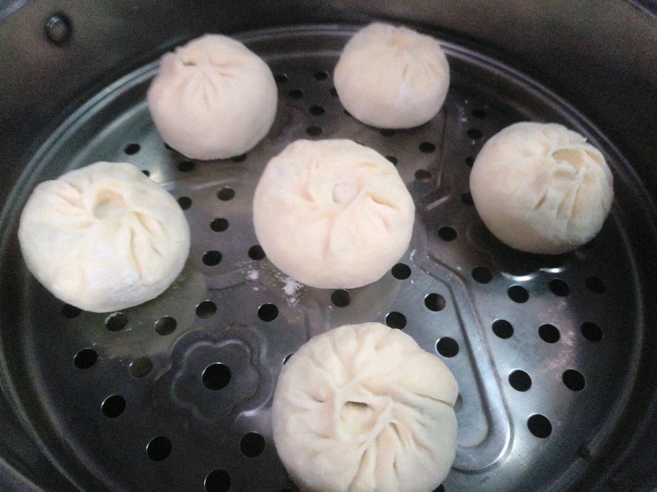 早餐～绿豆包子