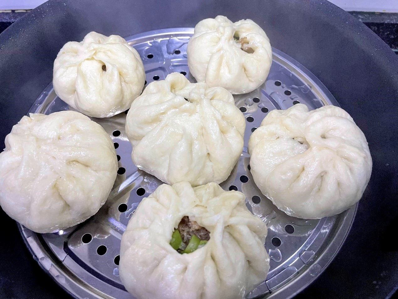 早餐人标配的豆角粉丝包