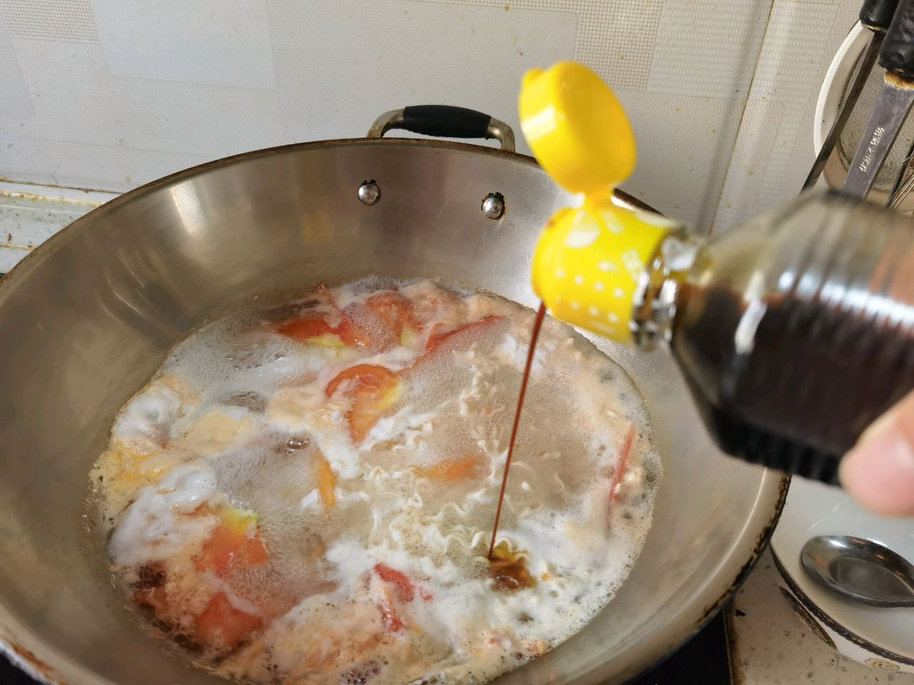早餐—西红柿鸡蛋面