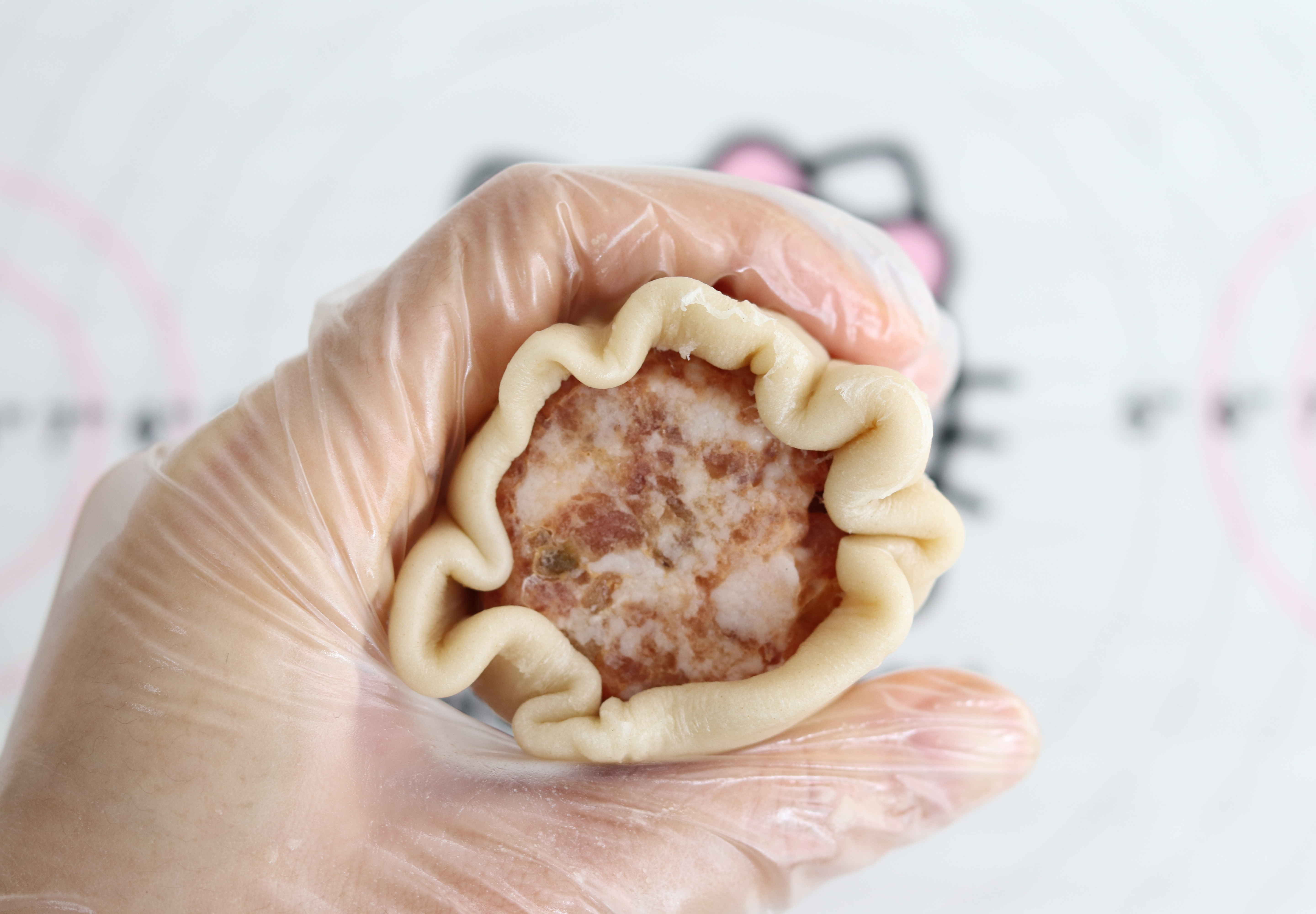 榨菜鲜肉酥