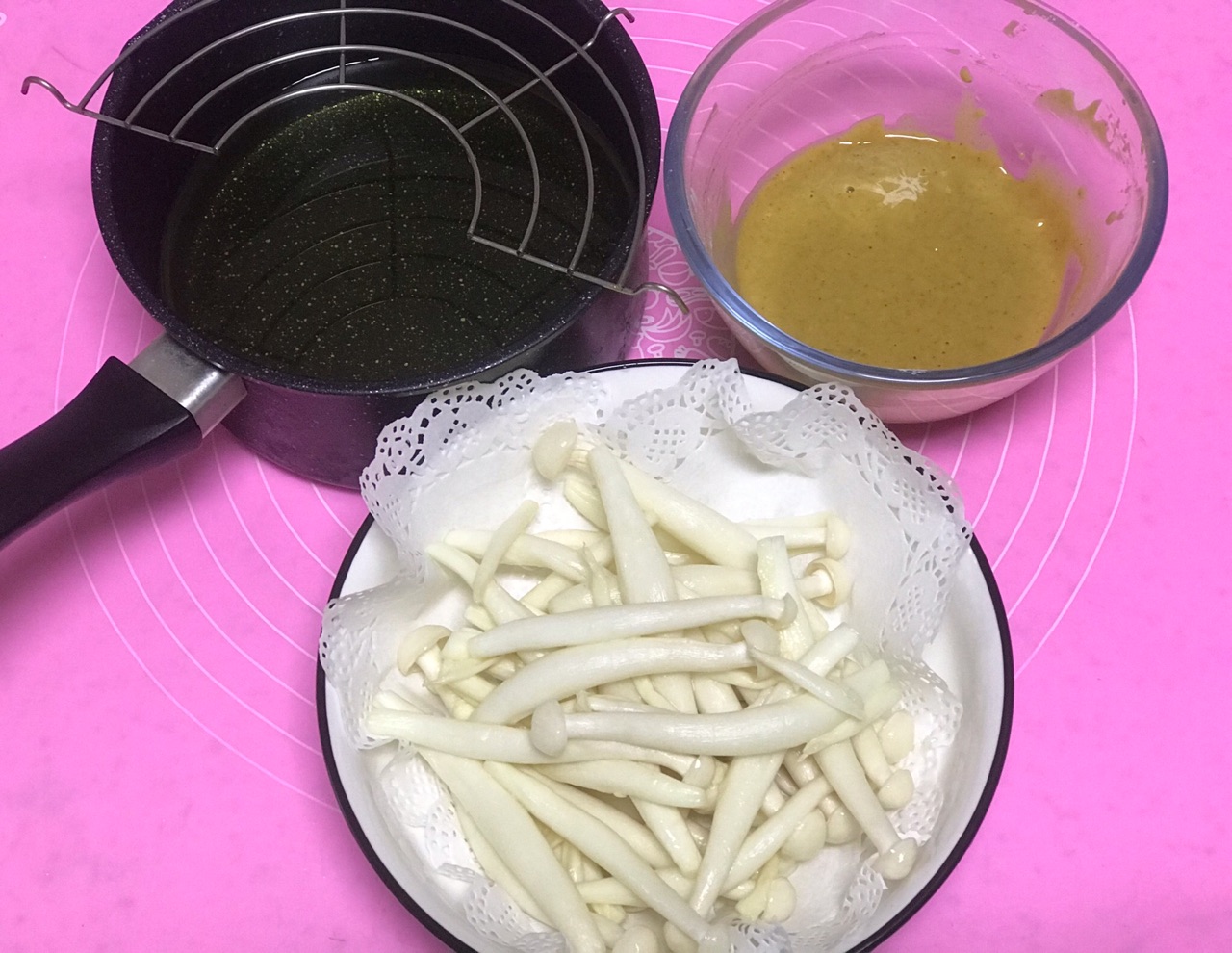 炸海鲜菇