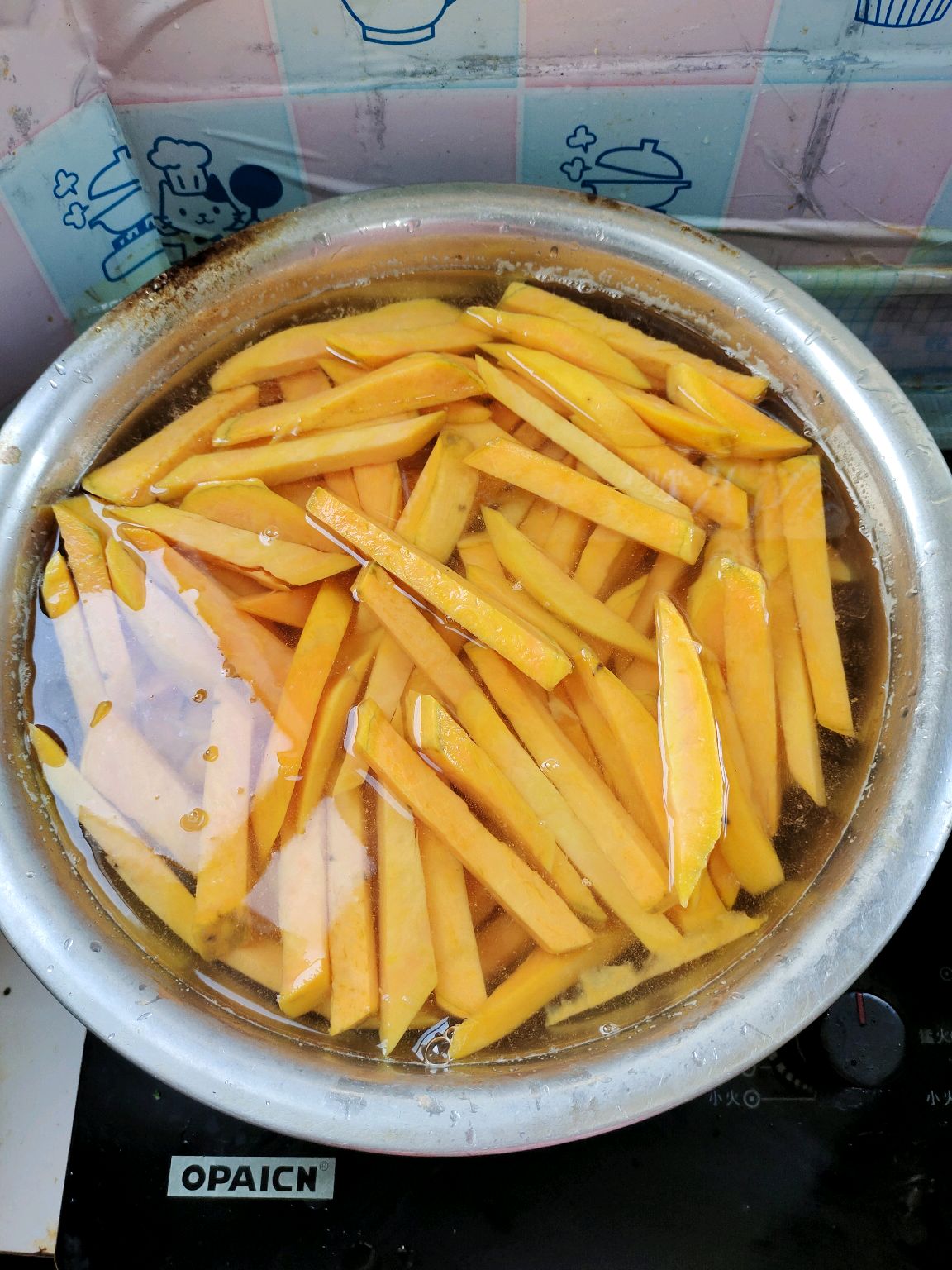 炸红薯条