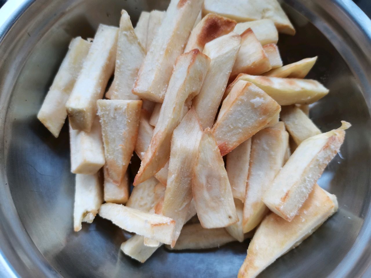 炸红薯条