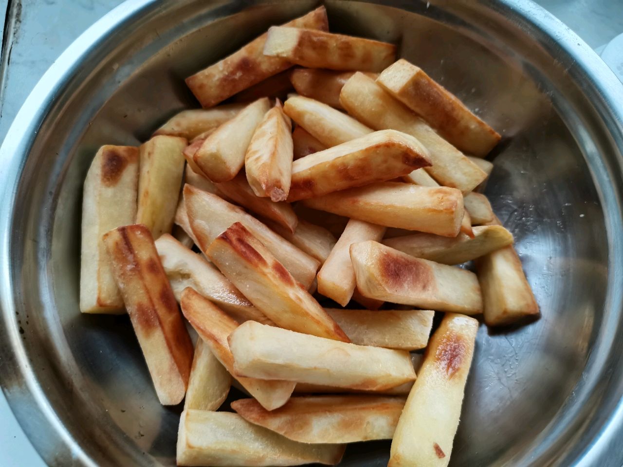 炸红薯条