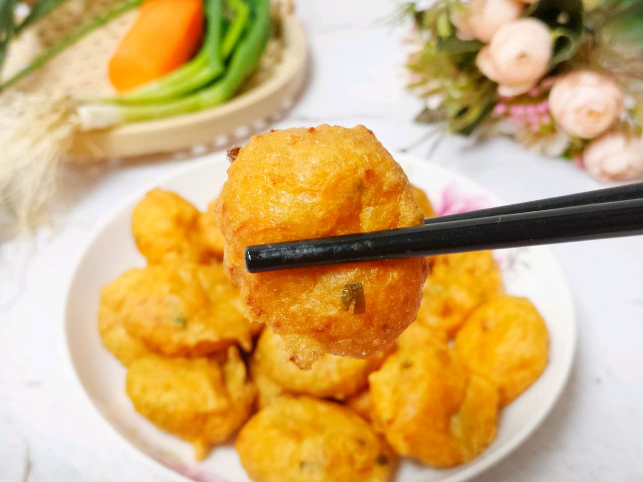 炸胡萝卜丸子