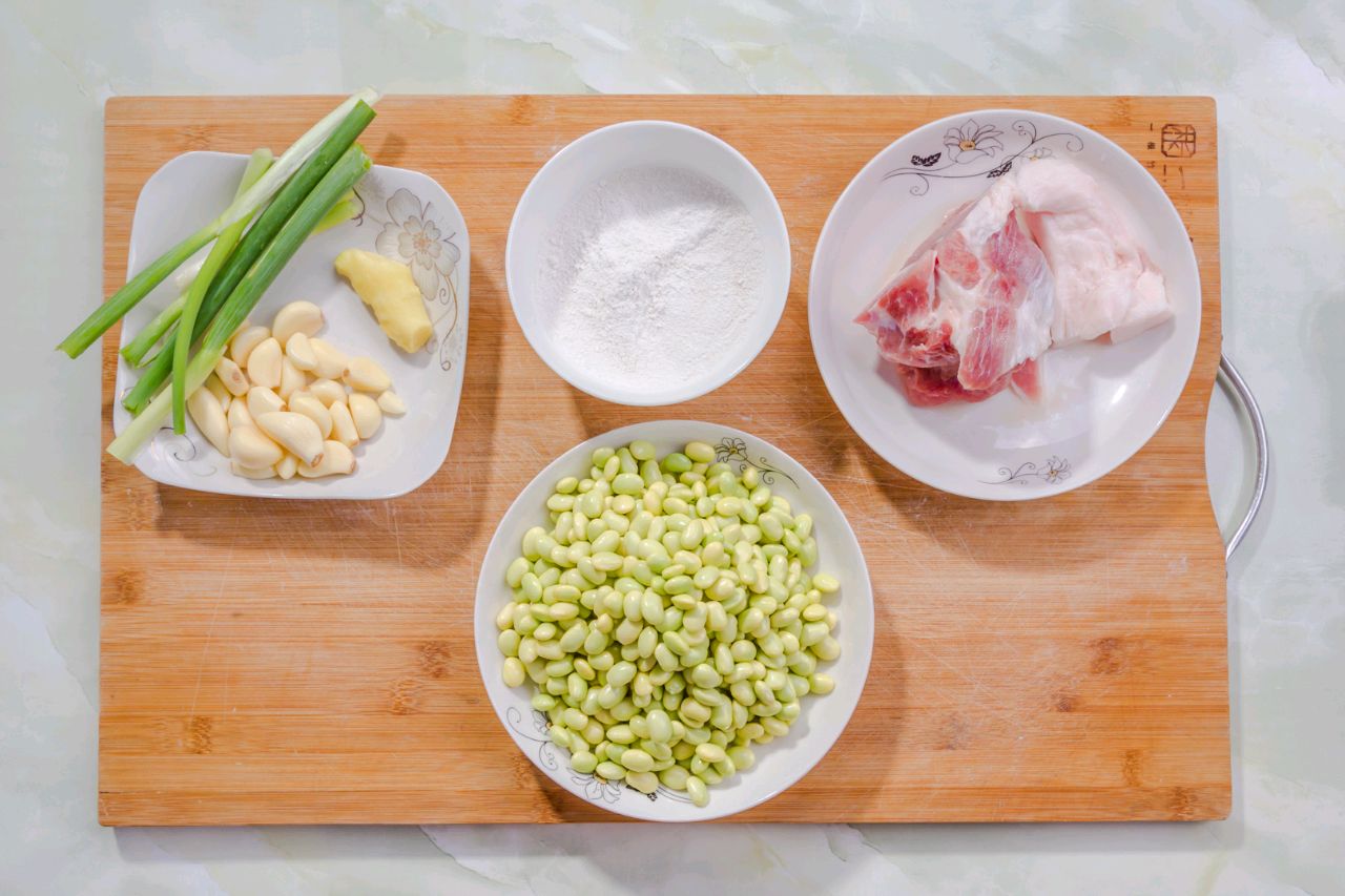 炸毛豆丸子
