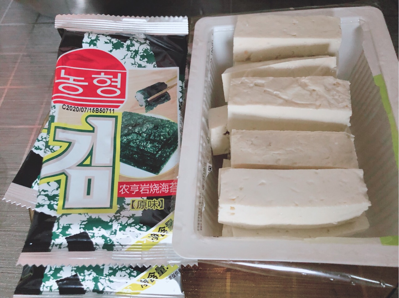 照烧海苔豆腐卷