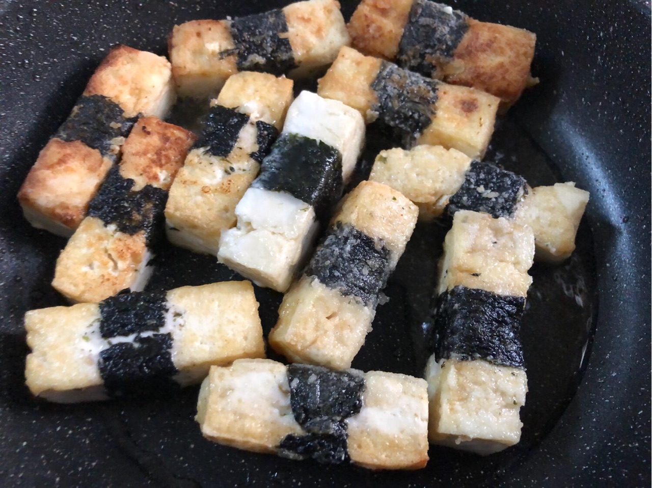 照烧海苔豆腐卷