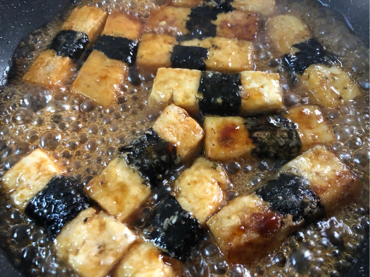 照烧海苔豆腐卷