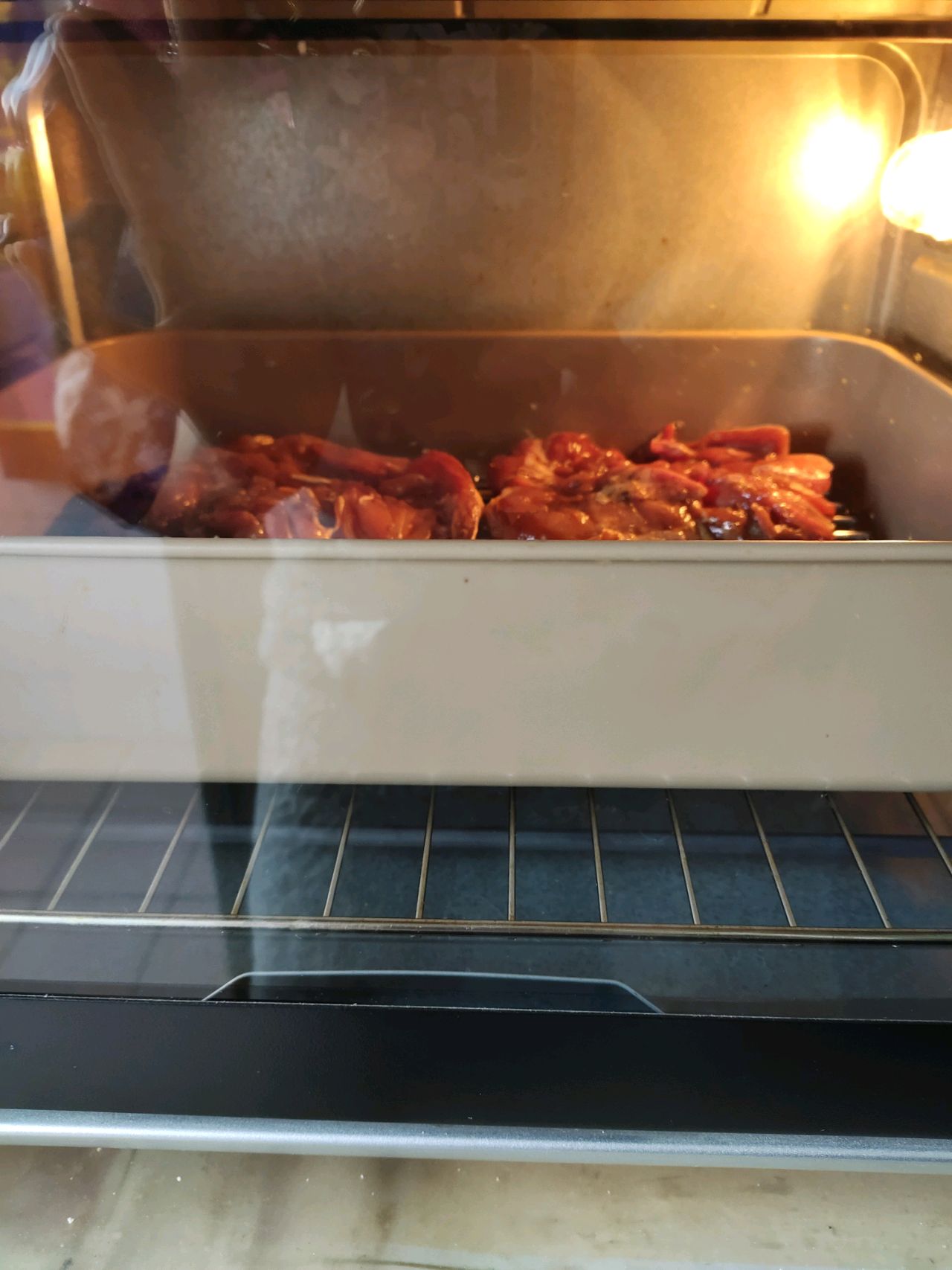 照烧烤鸡腿堡