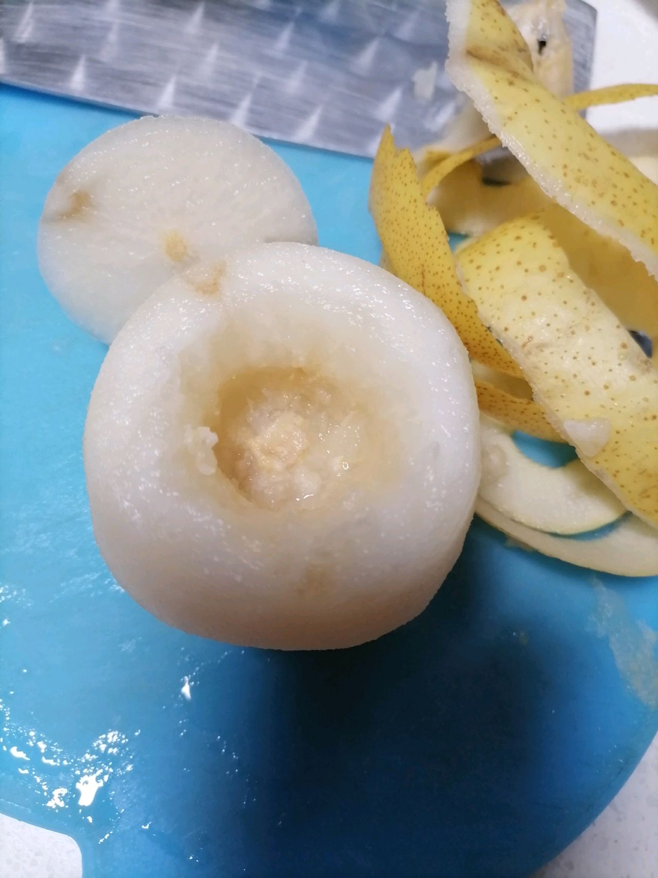 蒸冰糖雪梨~食疗~润肺止咳化痰