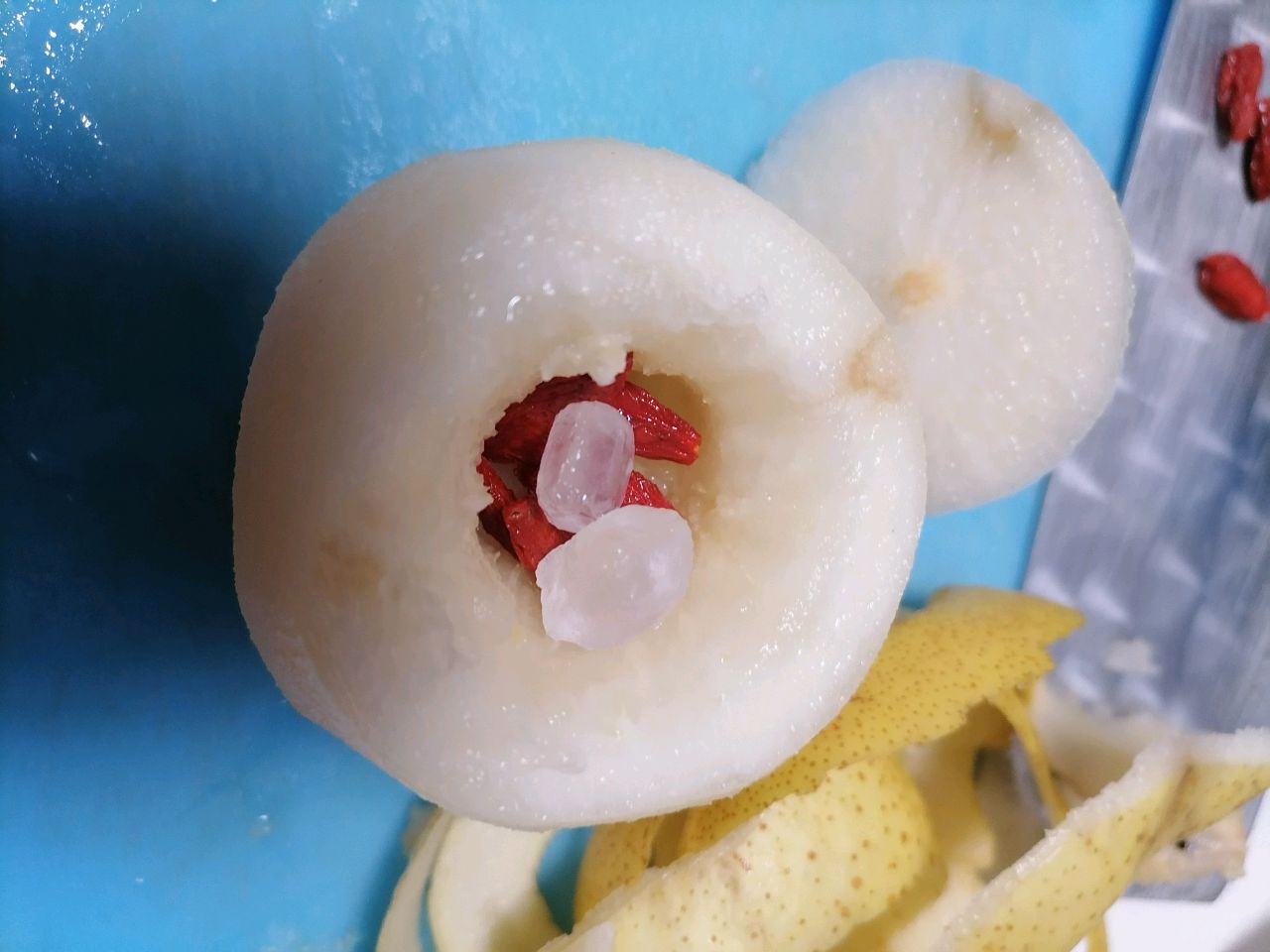 蒸冰糖雪梨~食疗~润肺止咳化痰