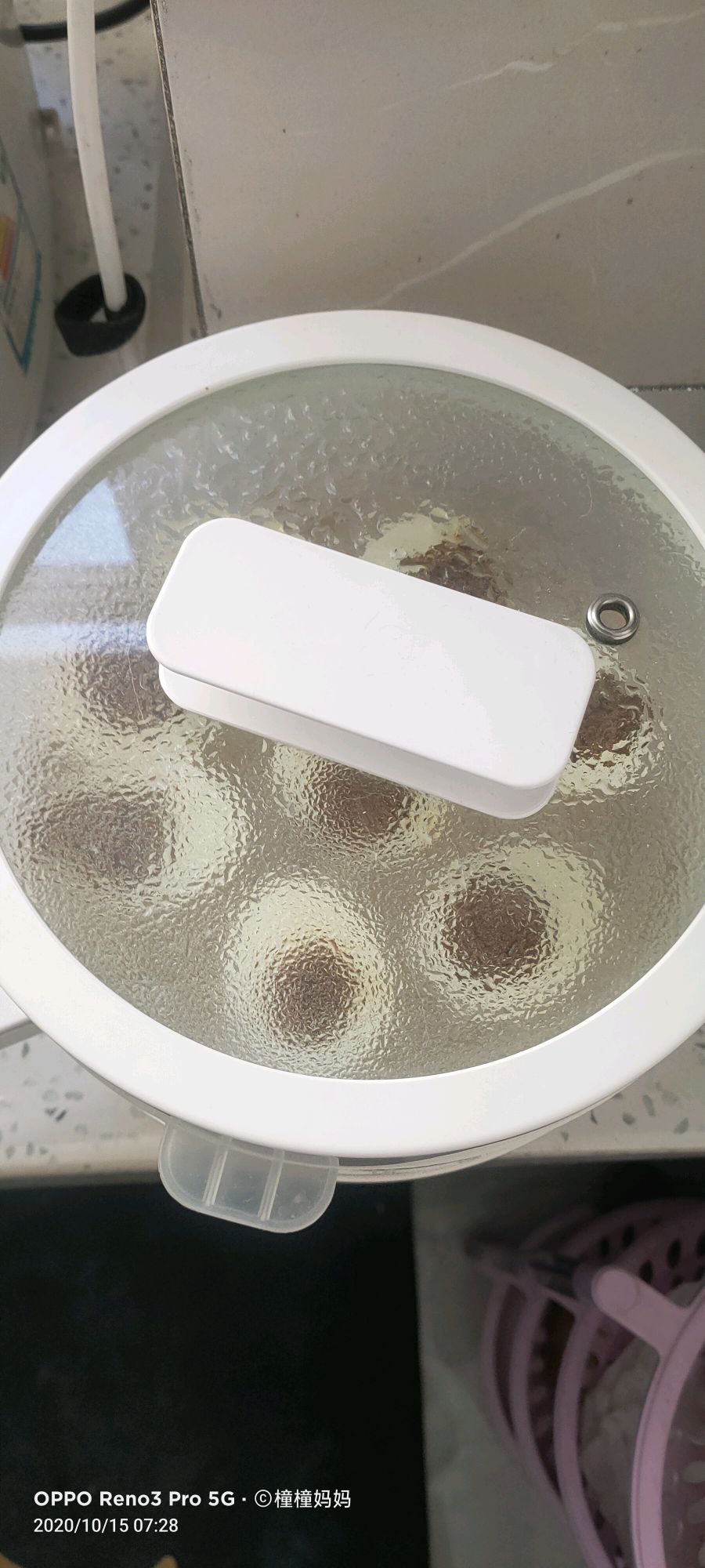 蒸鸡蛋丸
