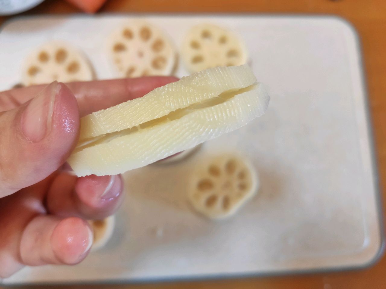 蒸藕盒‖又脆又鲜不上火
