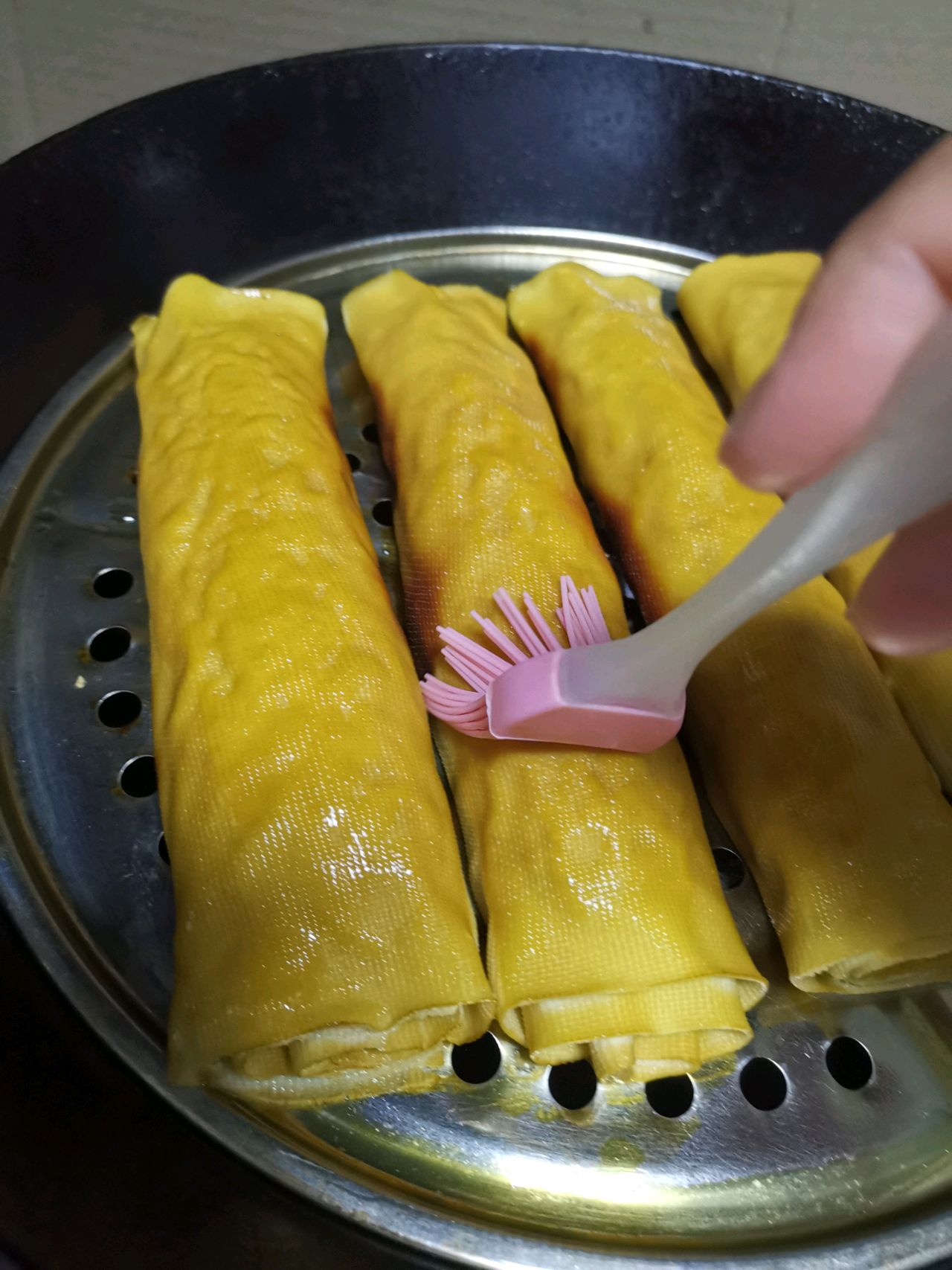 蒸蒸日上年夜菜:豆皮肉卷