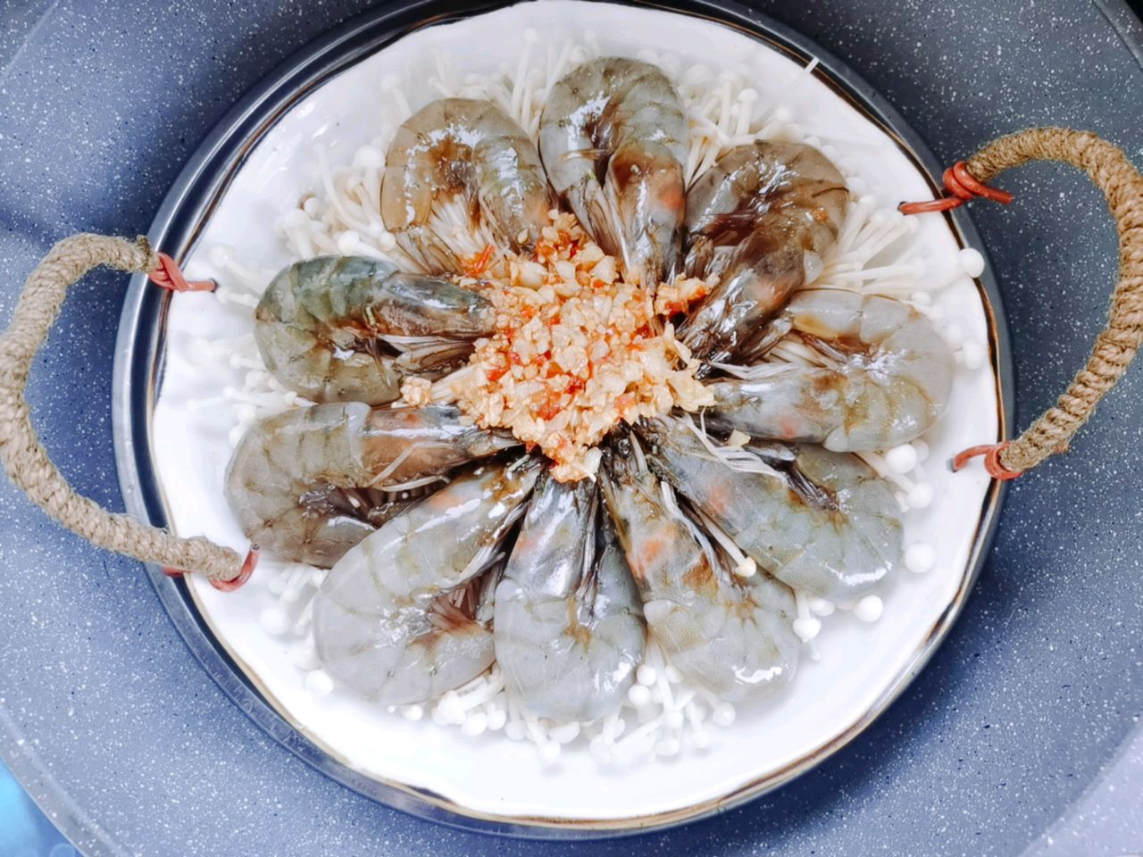 蒸蒸日上！十全十美！花开富贵虾