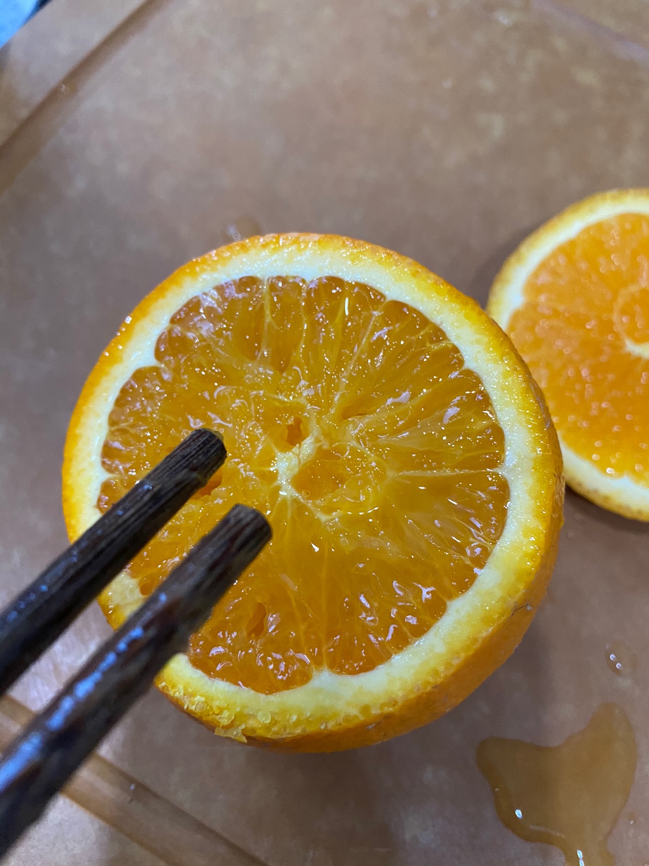 止咳灵～盐蒸橙子