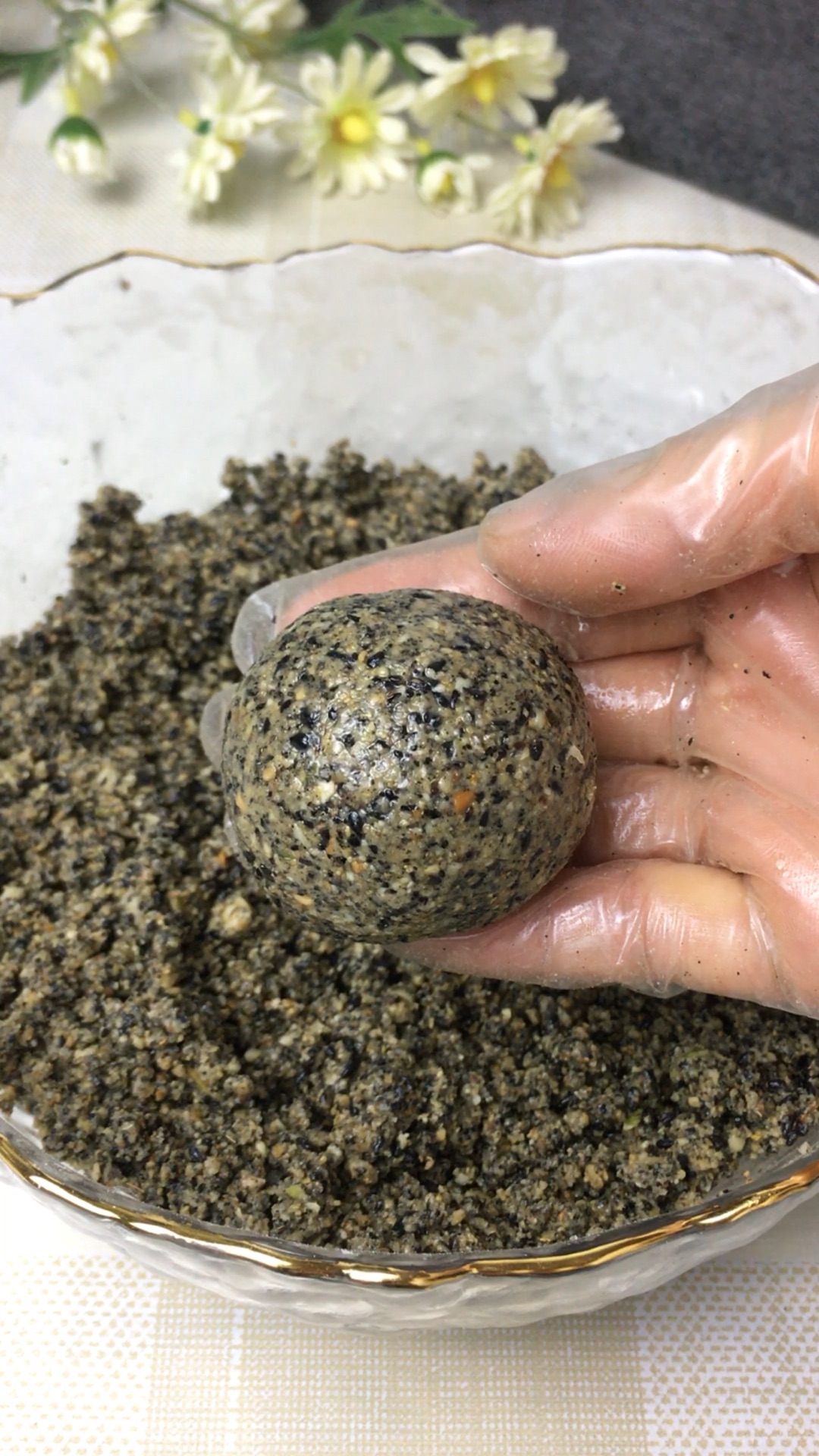 芝麻椒盐馅