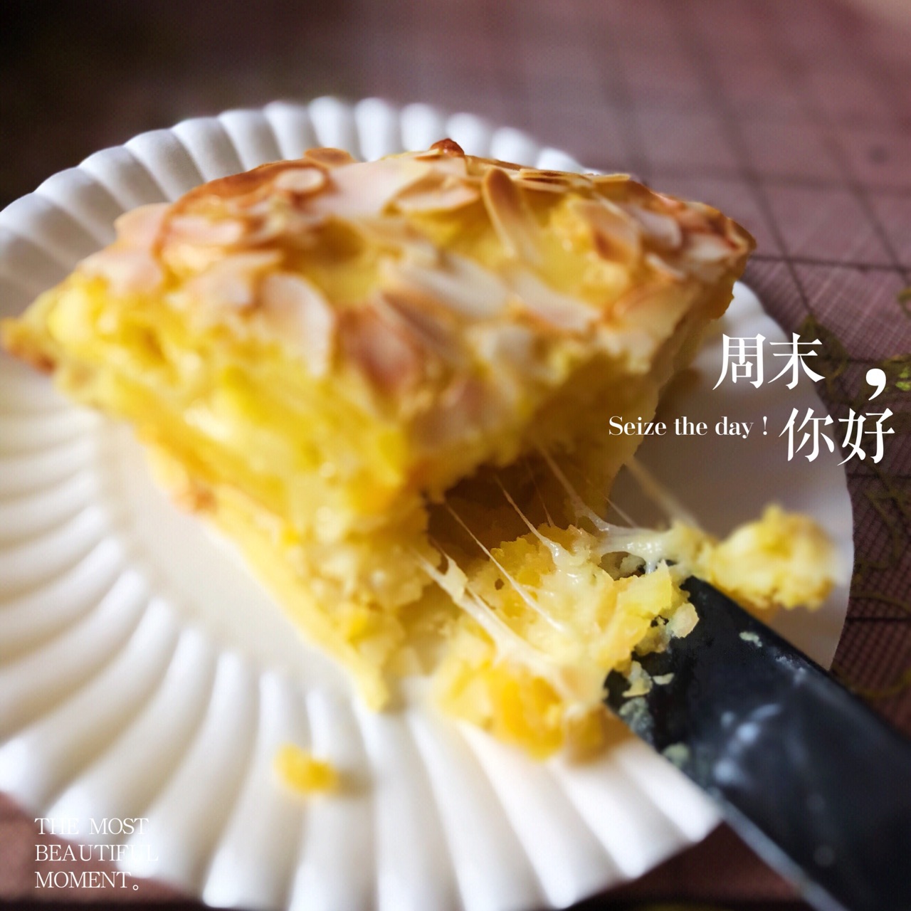 芝士奶香红薯千层挞