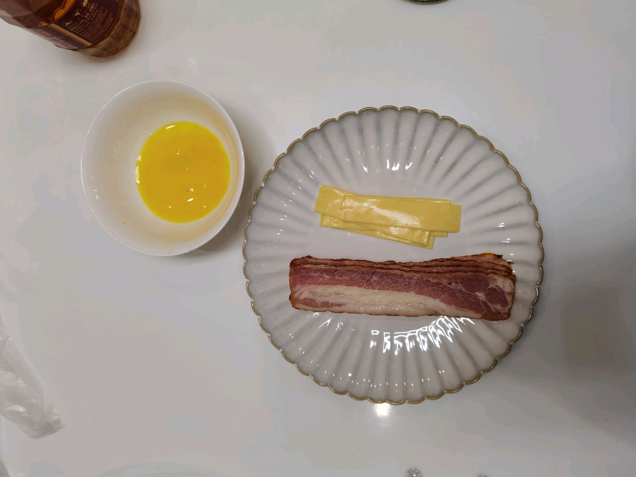 芝士培根饭团