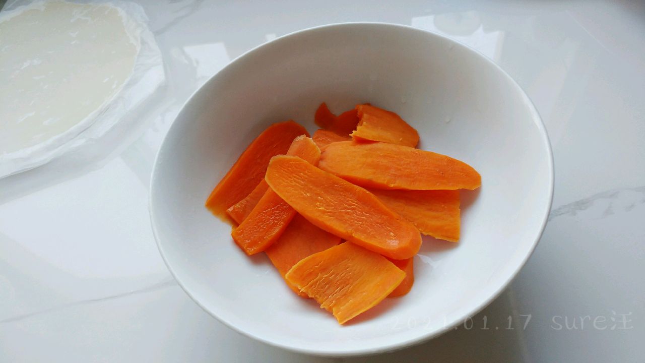 芝士薯泥红豆酥