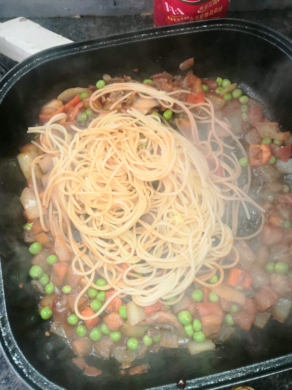 中式肥牛意面
