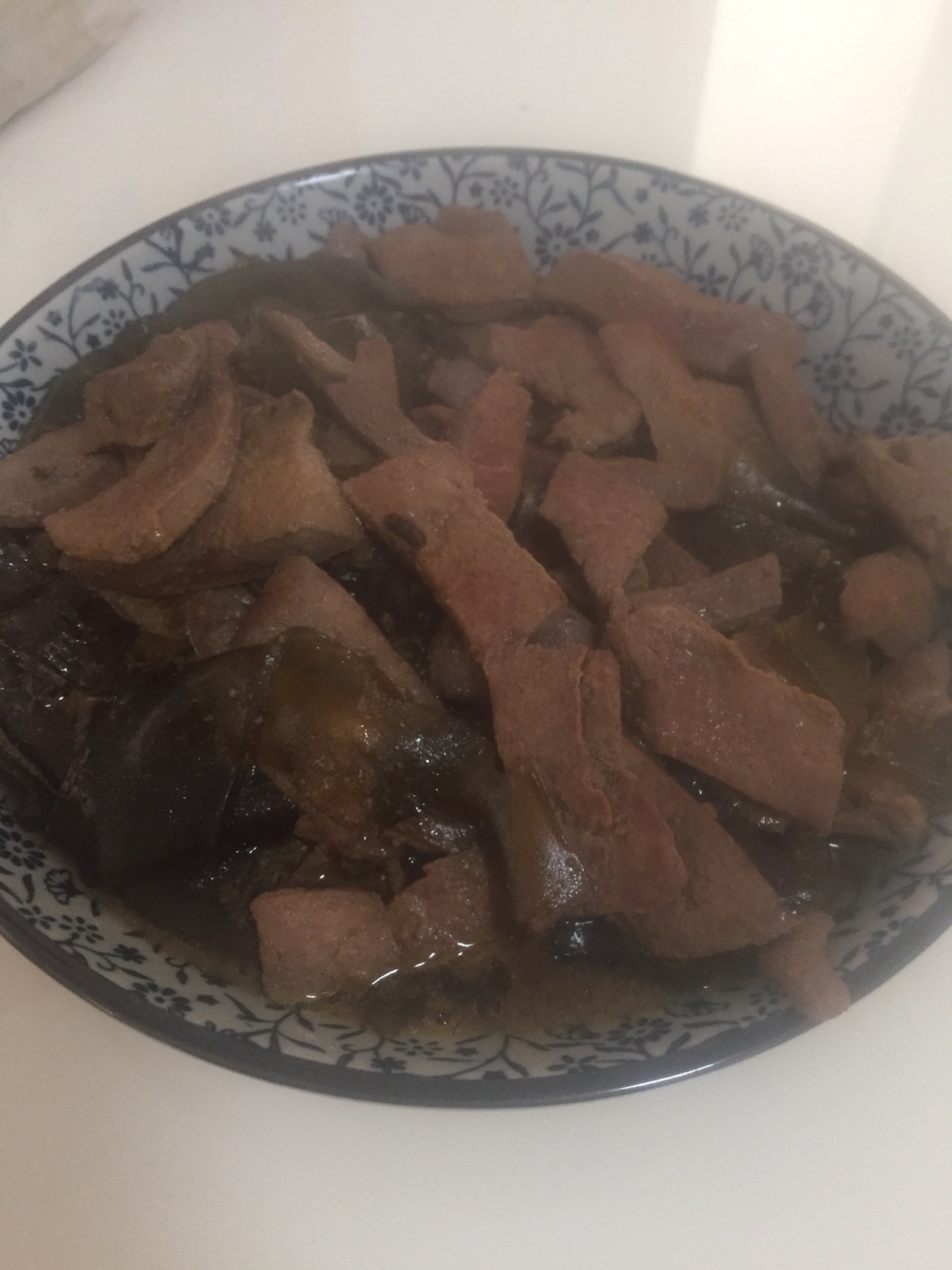 猪肝炒粉皮
