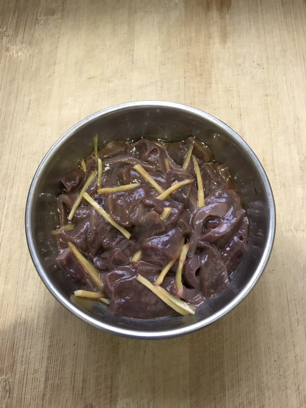 猪肝瘦肉粥