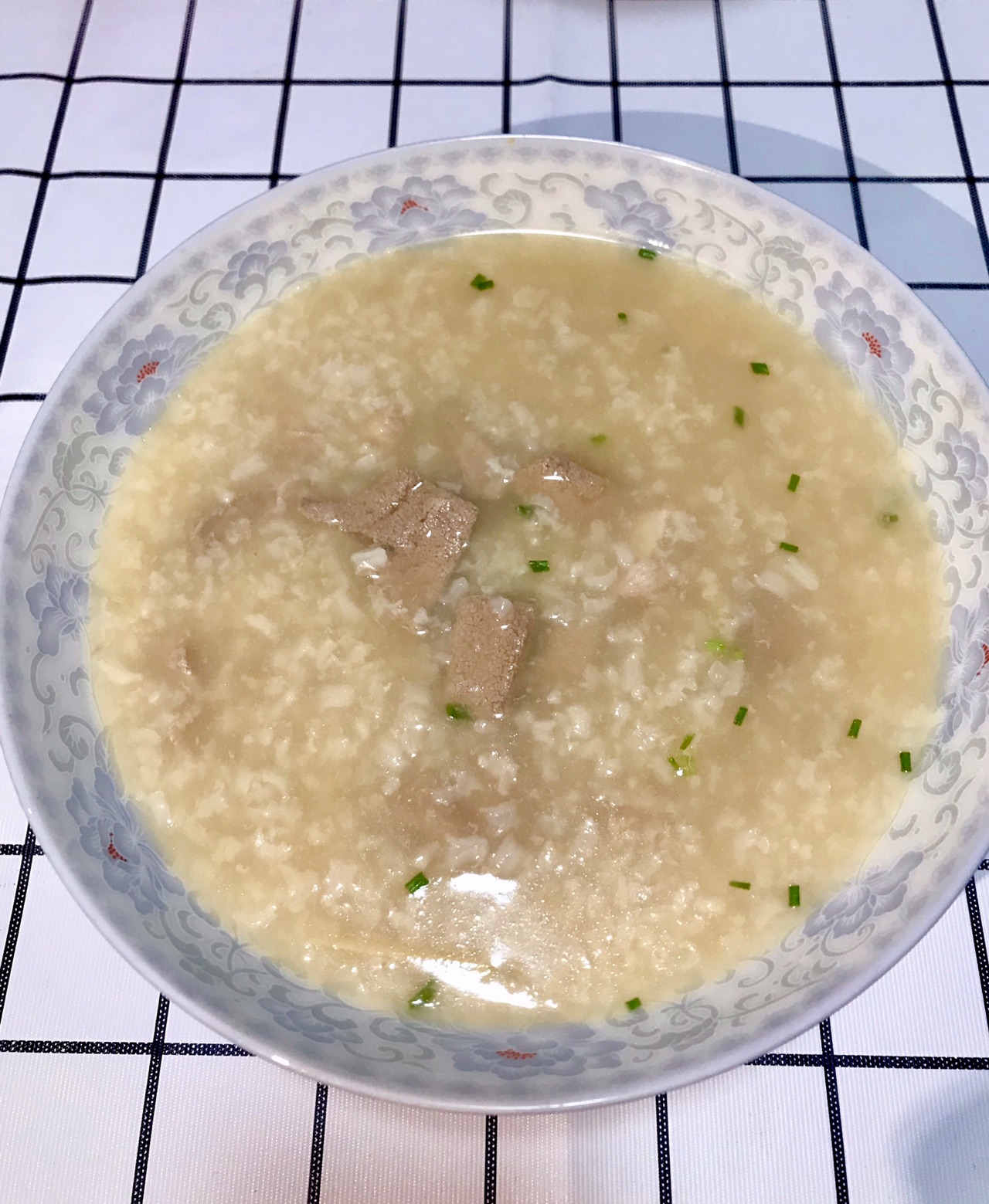 猪肝瘦肉粥