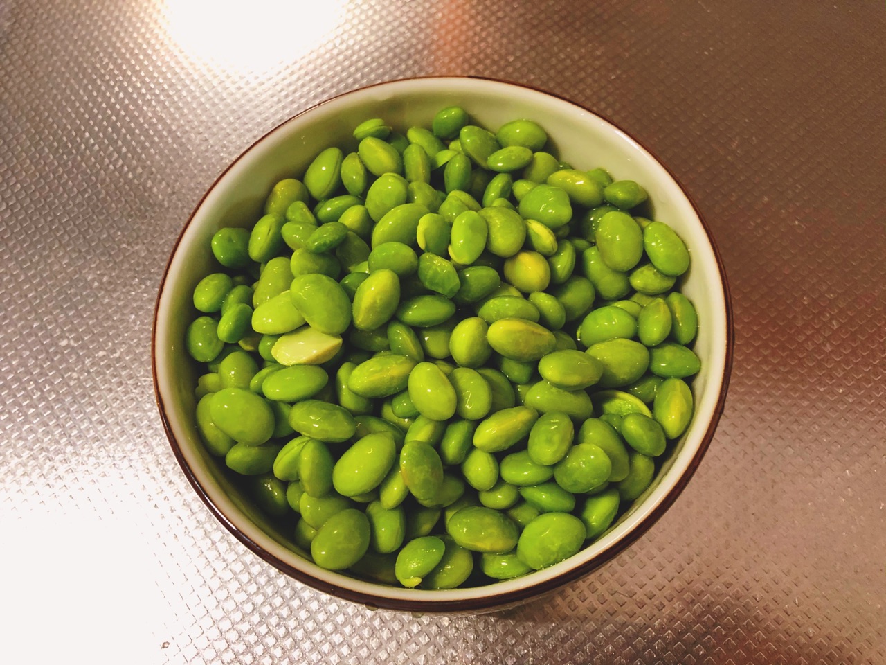 竹荚鱼炒毛豆