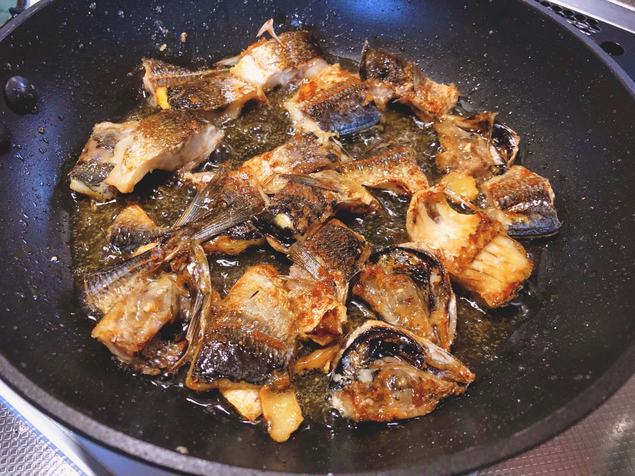 竹荚鱼炒毛豆