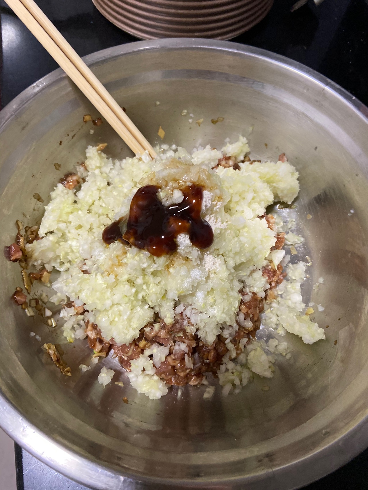 猪肉白菜合子