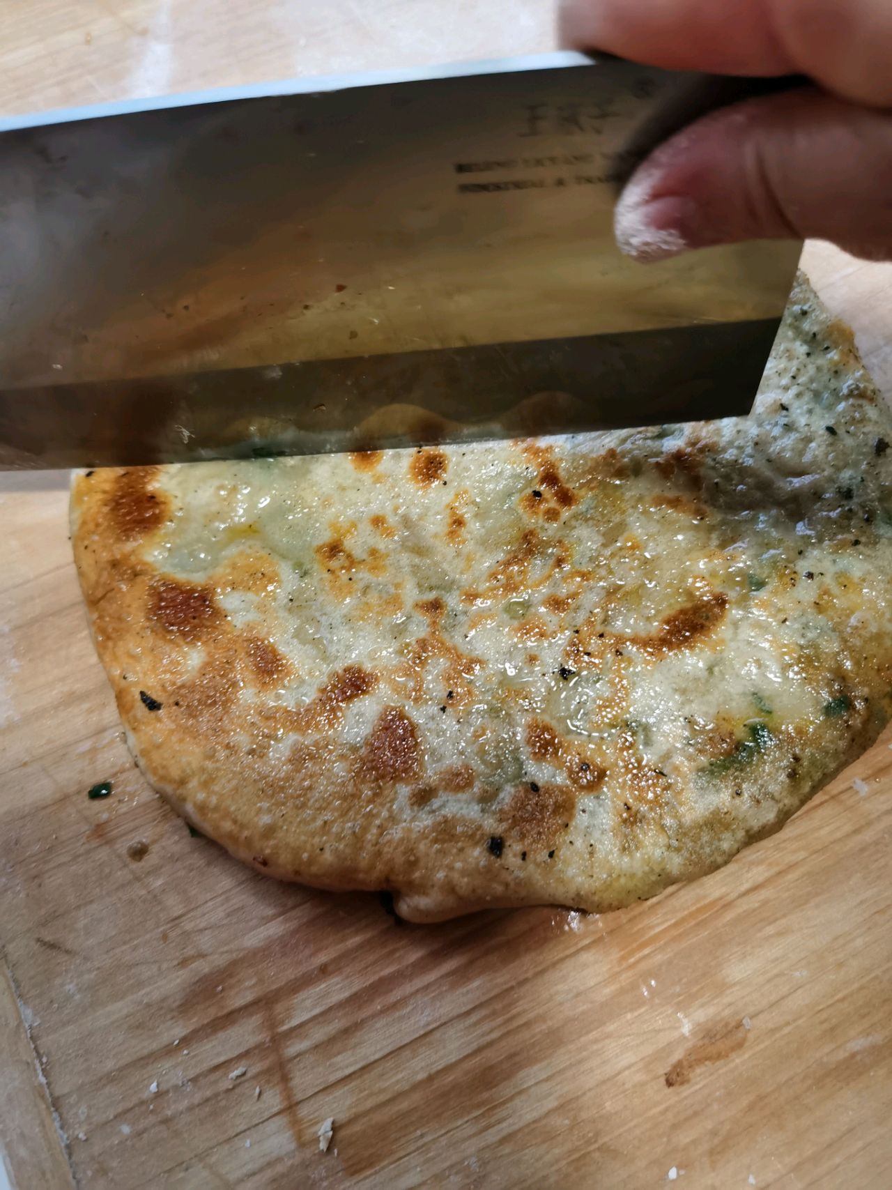 猪肉白菜韭菜饼