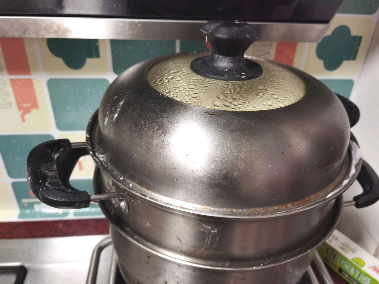 猪肉包菜馅包子