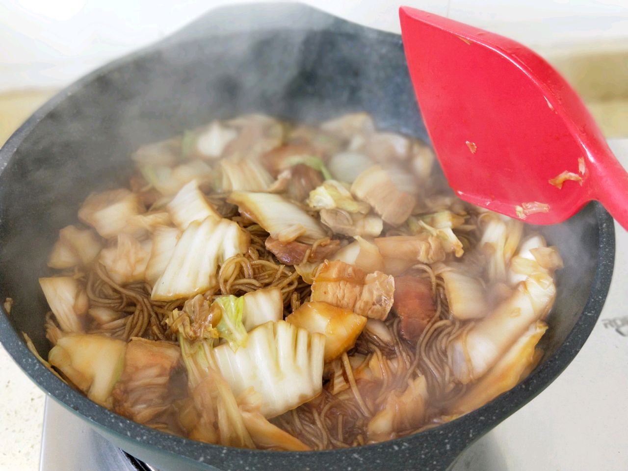 猪肉炖粉丝大白菜