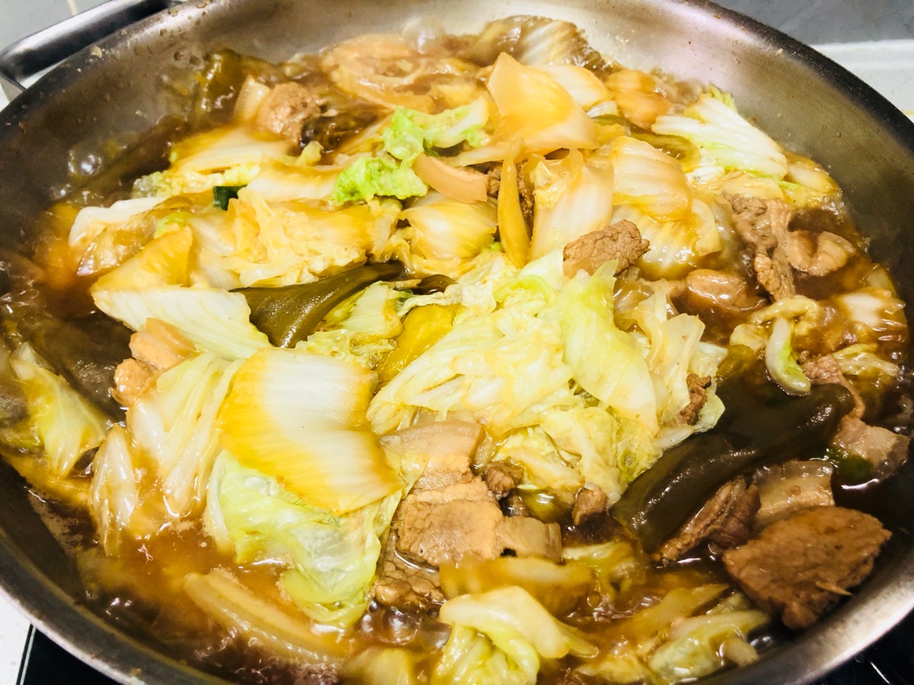 猪肉粉条炖白菜