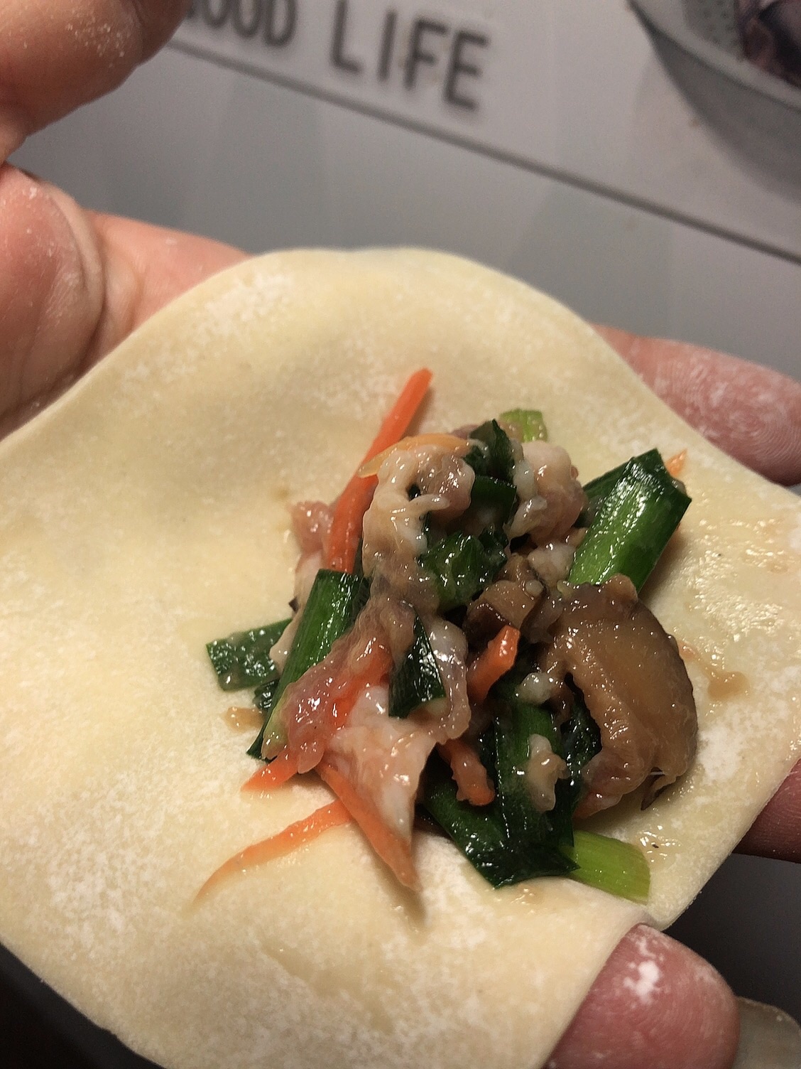 猪肉韭菜饺子