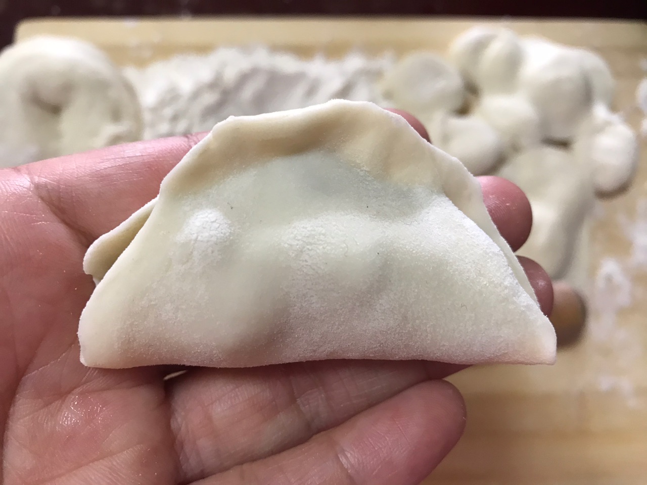 猪肉韭菜馅水饺