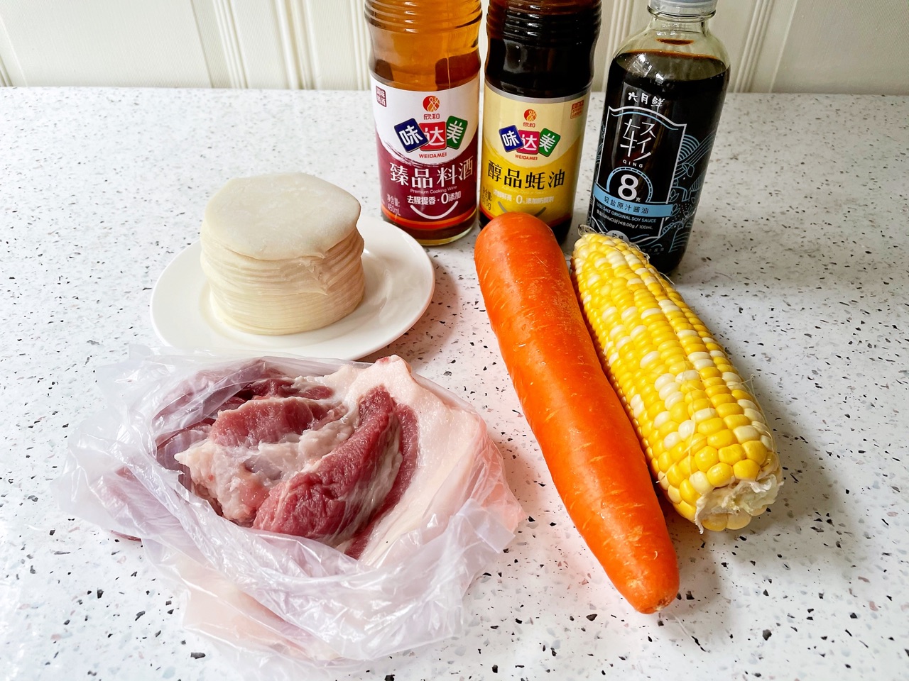 猪肉玉米胡萝卜饺子