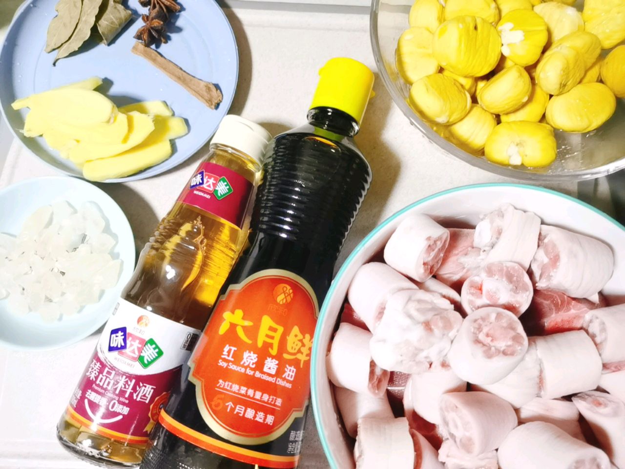猪尾烧板栗