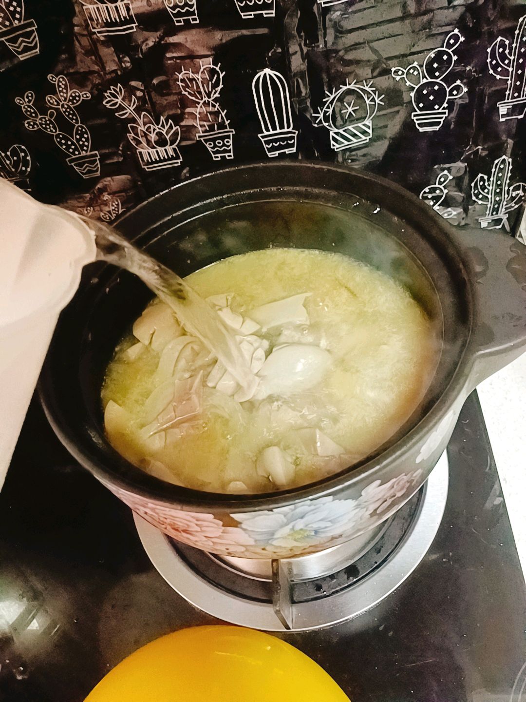 猪腰蛋花汤