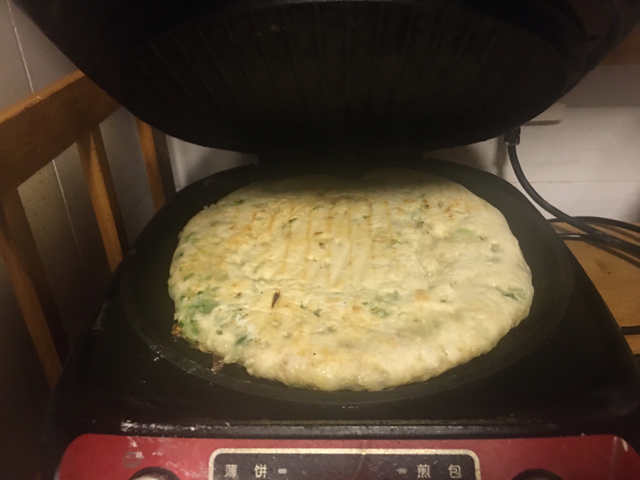 猪油葱花发面饼