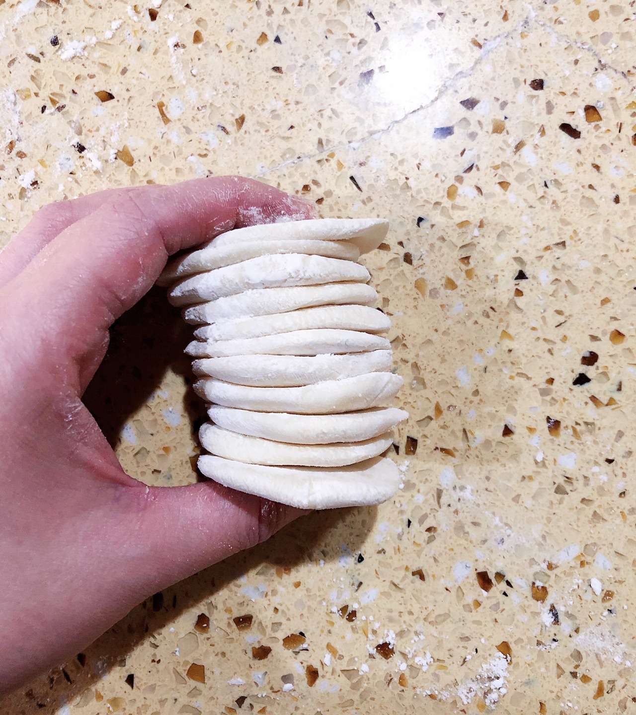 猪油渣手工饺子