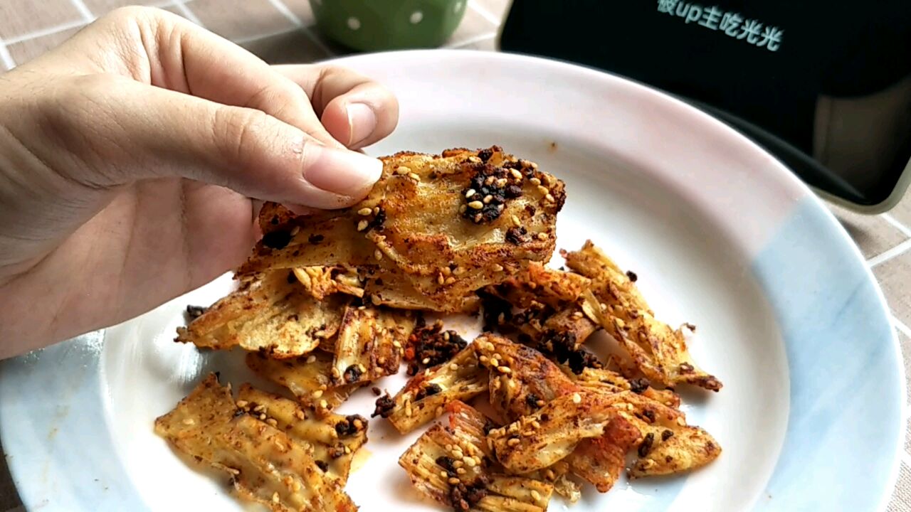 追剧必备的辣煎腐竹