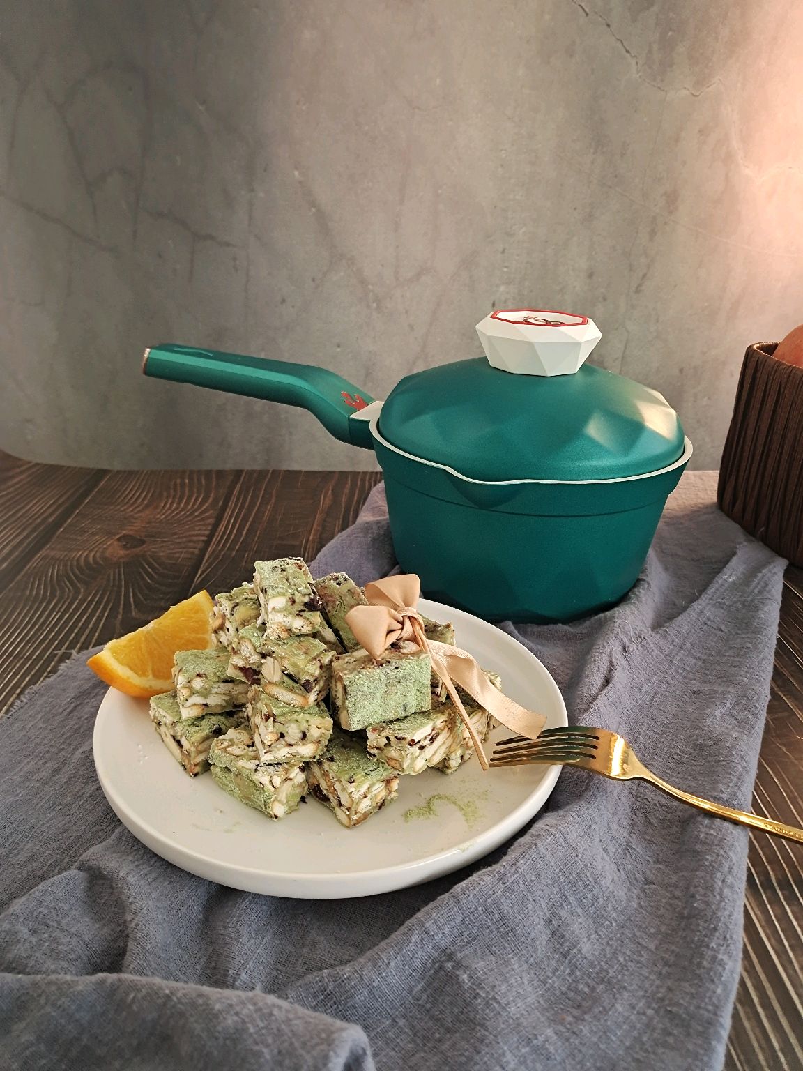 追剧小零食——低糖抹茶雪花酥