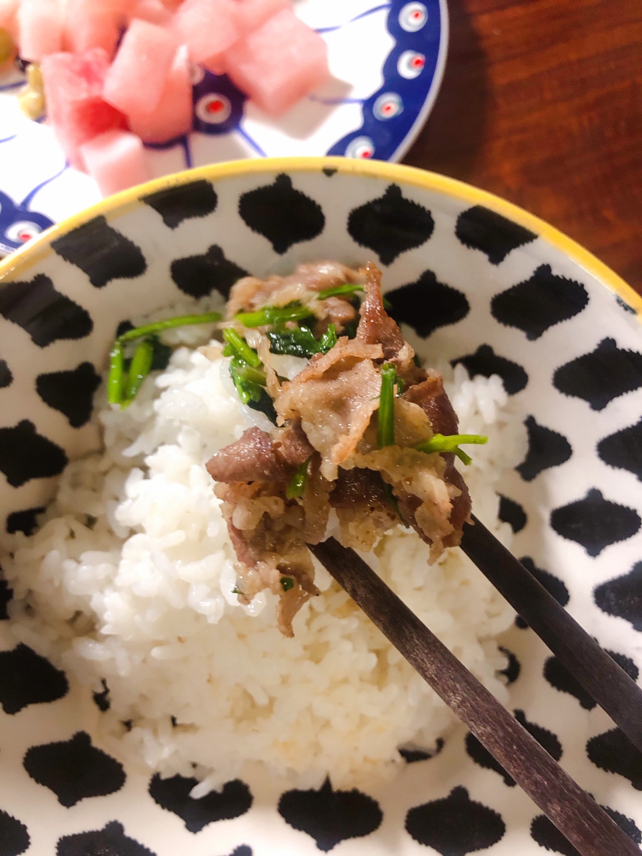 准备的早餐桌