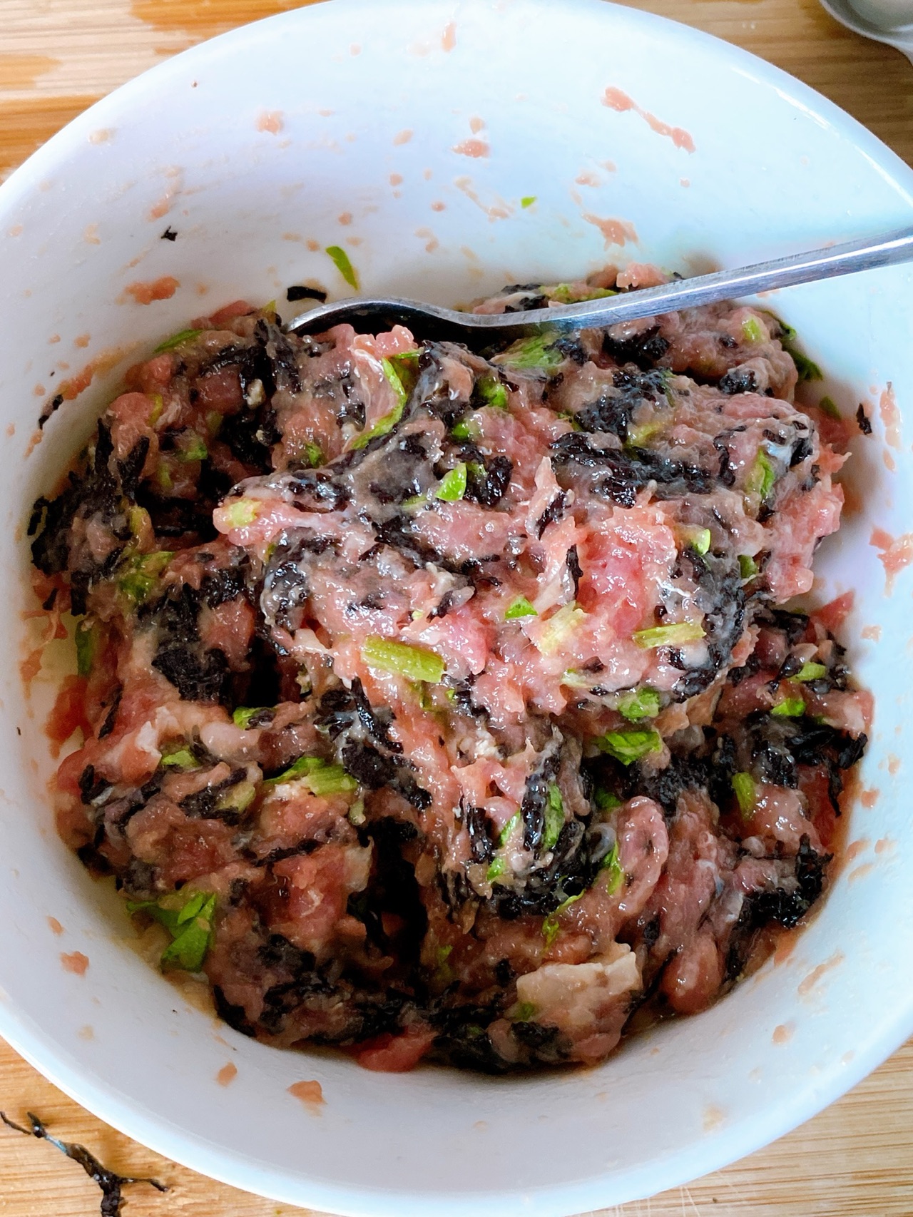 紫菜瘦肉饺子